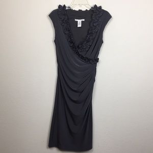 Gray mangy London dress